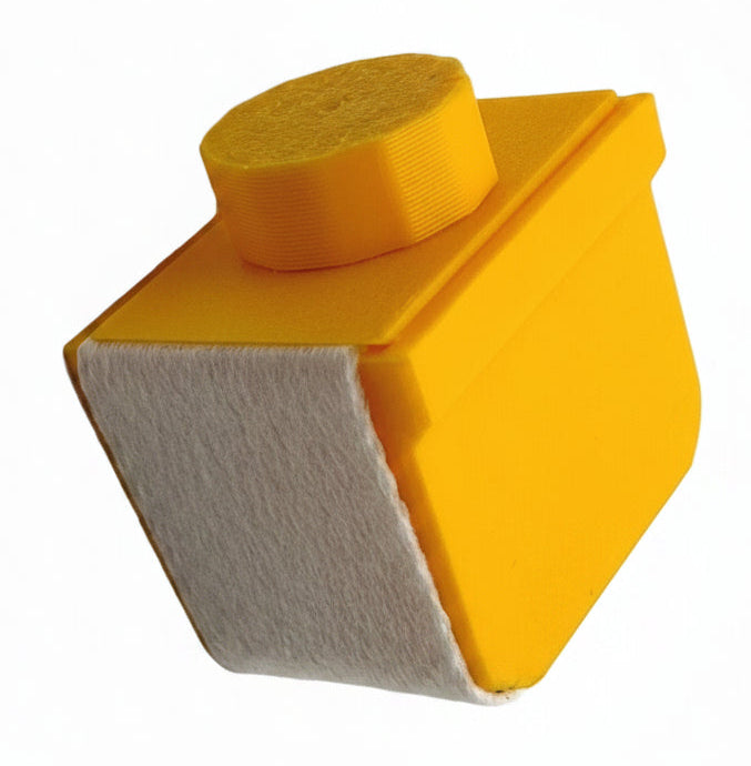 N Scale Model Railroad Track cleaning block