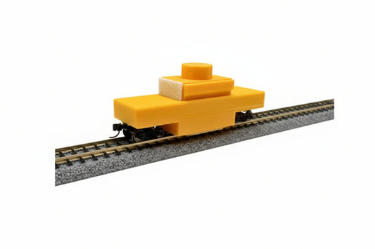 N Scale Model Railroad Track Cleaning Car