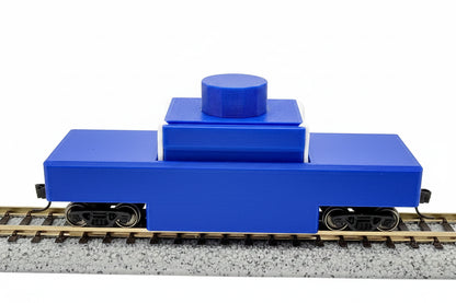 N Scale Model Railroad Track Cleaning Car