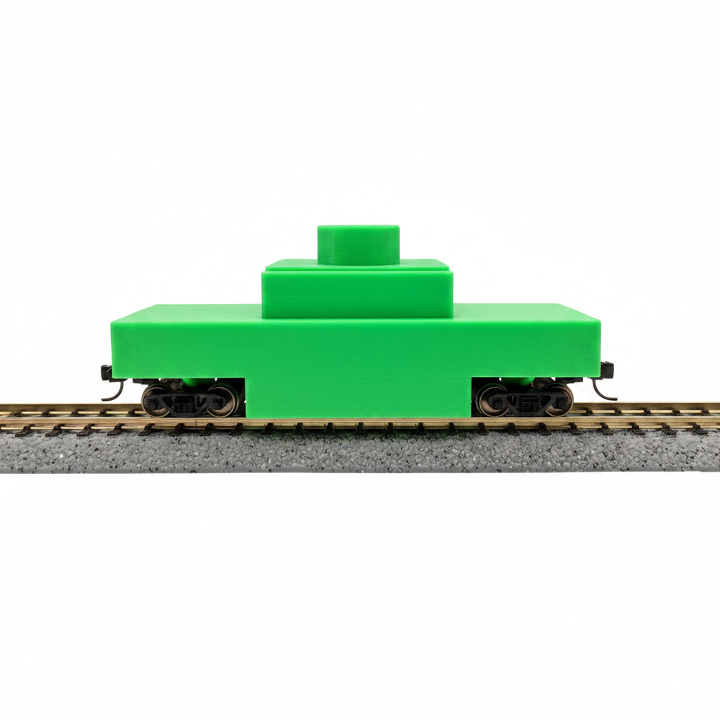 N Scale Model Railroad Track Cleaning Car
