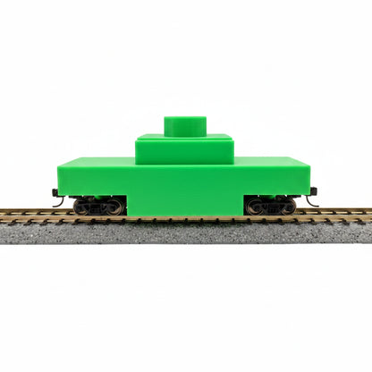 N Scale Model Railroad Track Cleaning Car