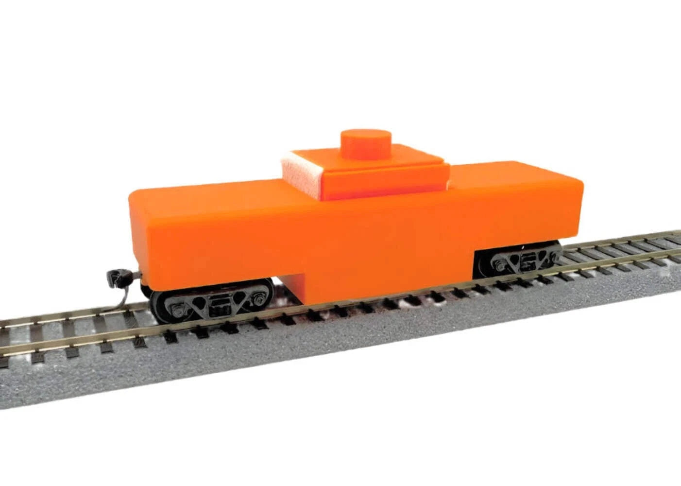 HO Scale Model Railroad Track Cleaning Car