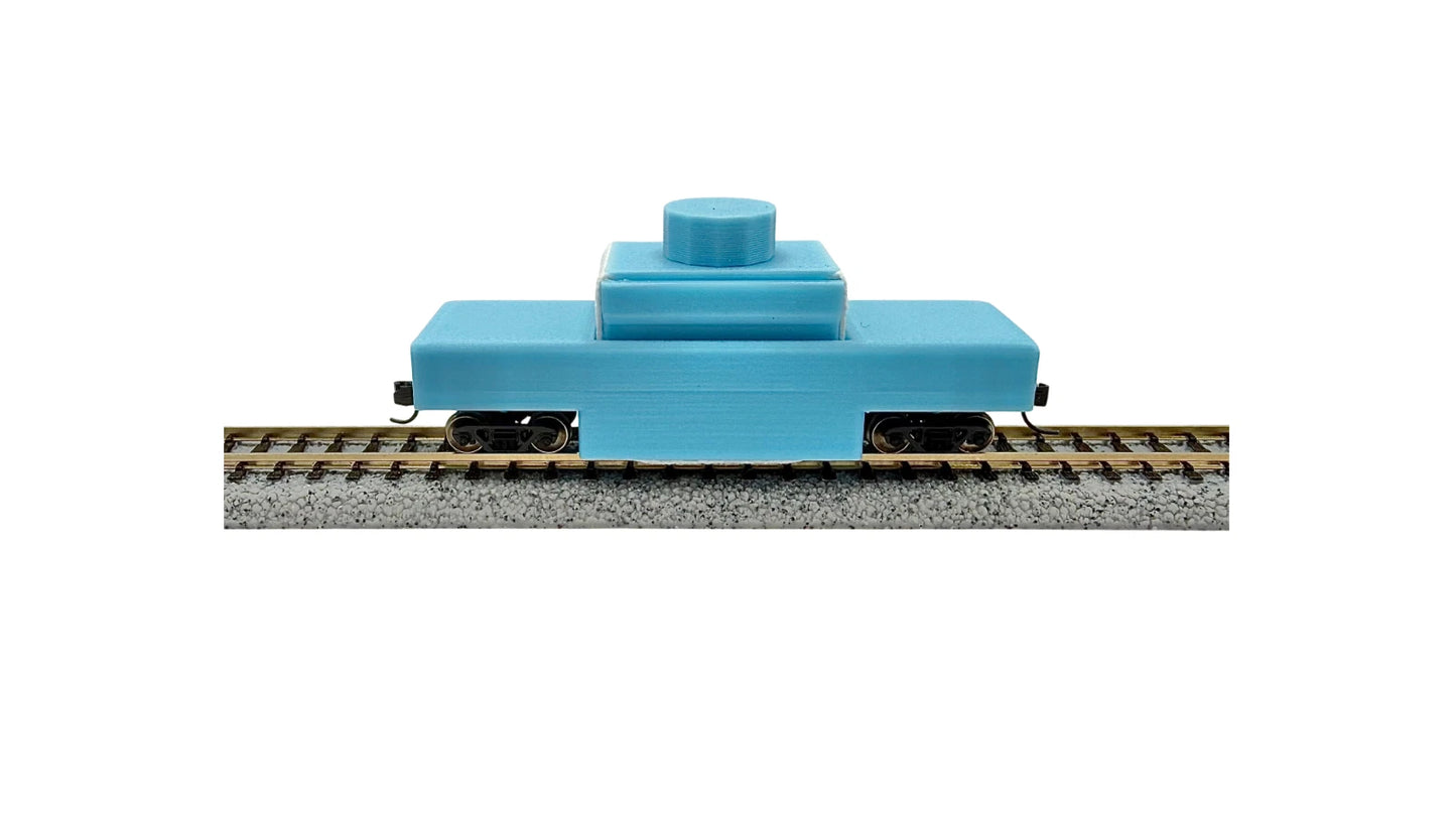 N Scale Model Railroad Track Cleaning Car