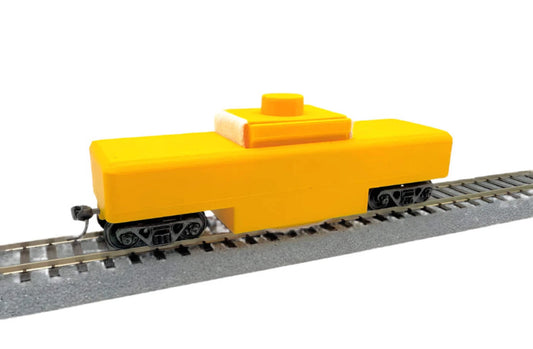 HO Scale Model Railroad Track Cleaning Car