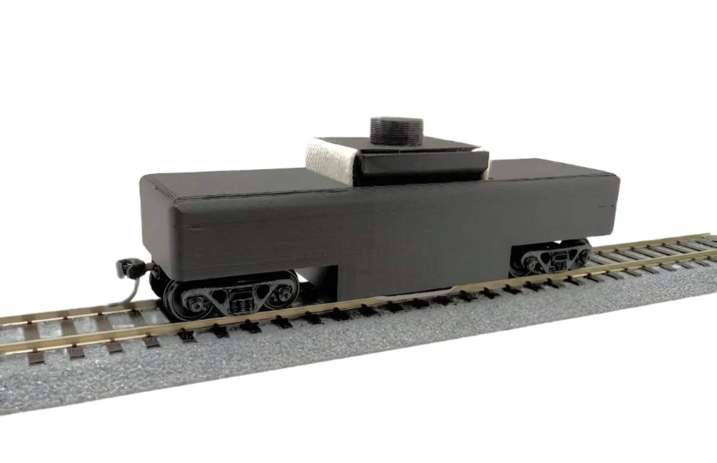 HO Scale Model Railroad Track Cleaning Car