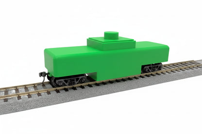 HO Scale Model Railroad Track Cleaning Car