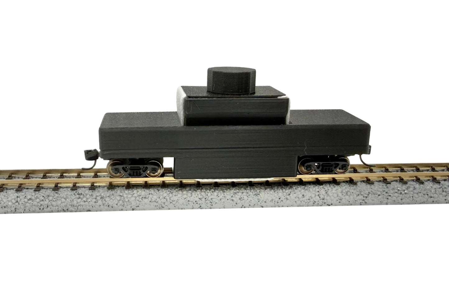 N Scale Model Railroad Track Cleaning Car