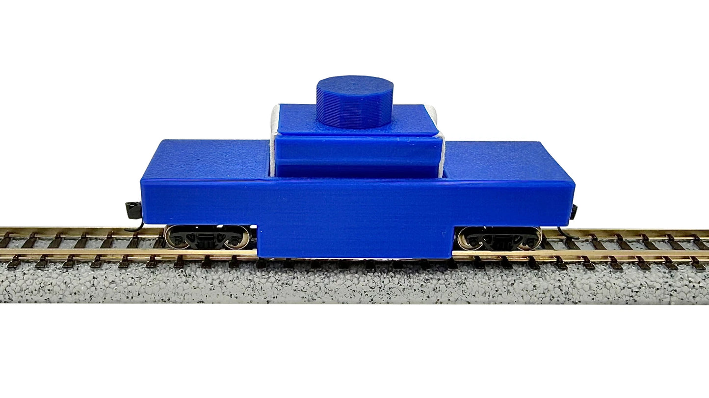 N Scale Model Railroad Track Cleaning Car