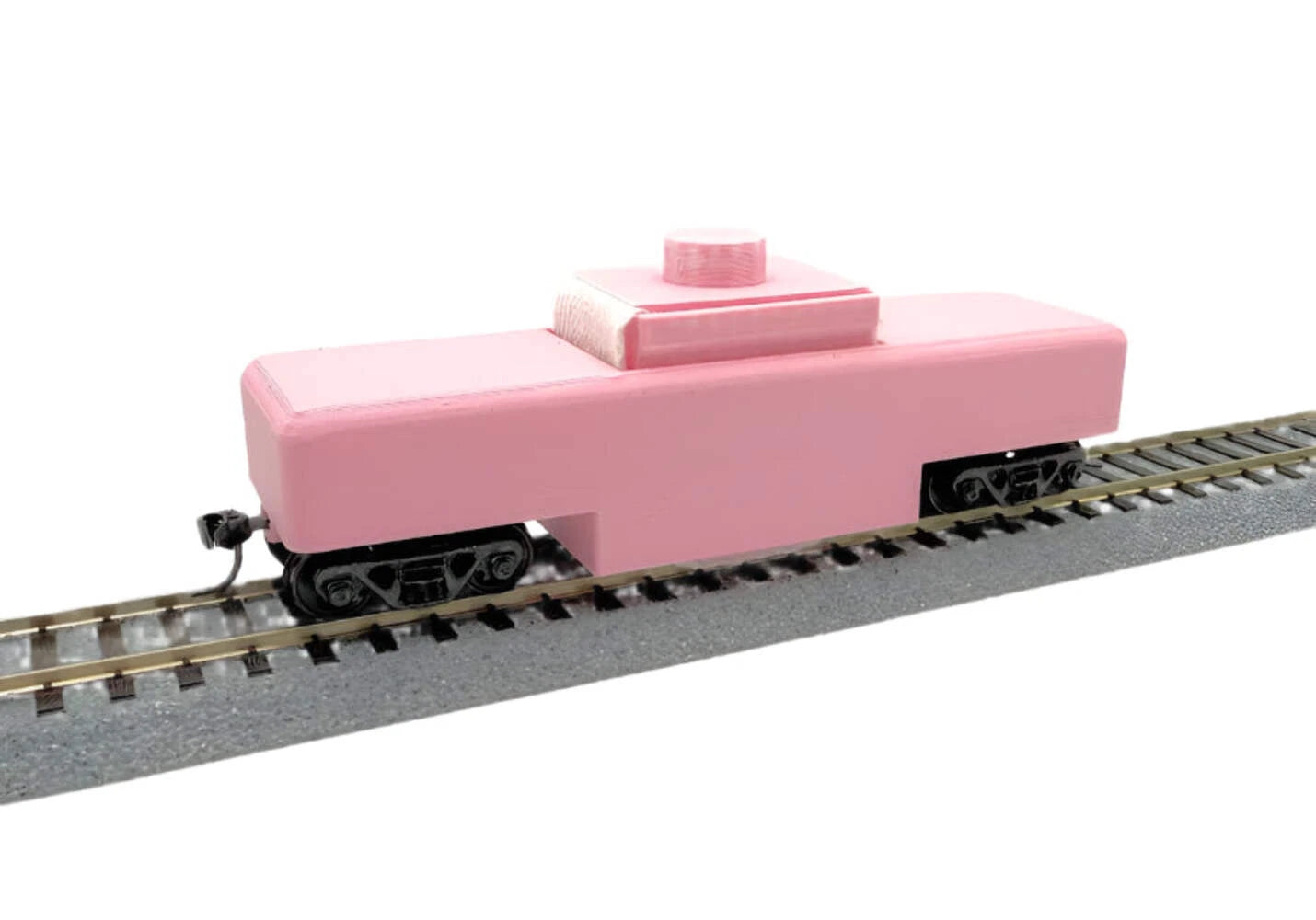 HO Scale Model Railroad Track Cleaning Car