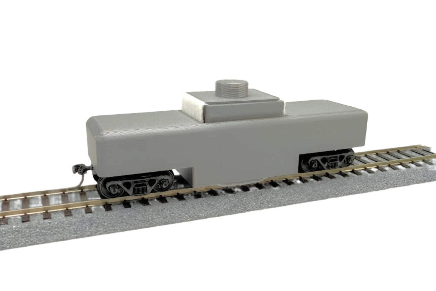 HO Scale Model Railroad Track Cleaning Car