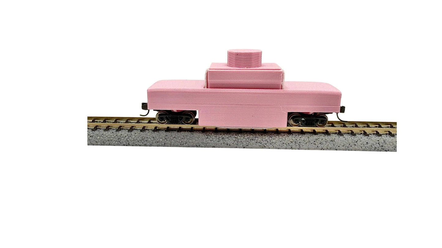 N Scale Model Railroad Track Cleaning Car