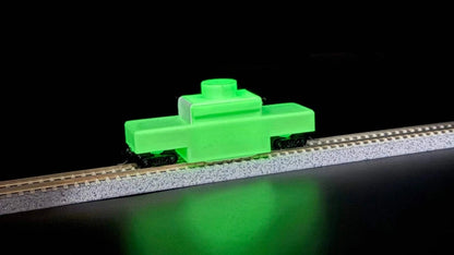 N Scale Model Railroad Track Cleaning Car