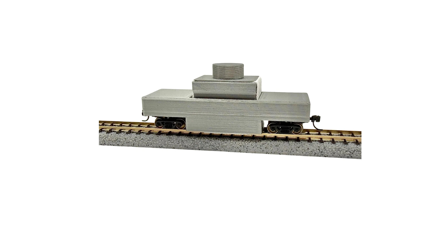 N Scale Model Railroad Track Cleaning Car