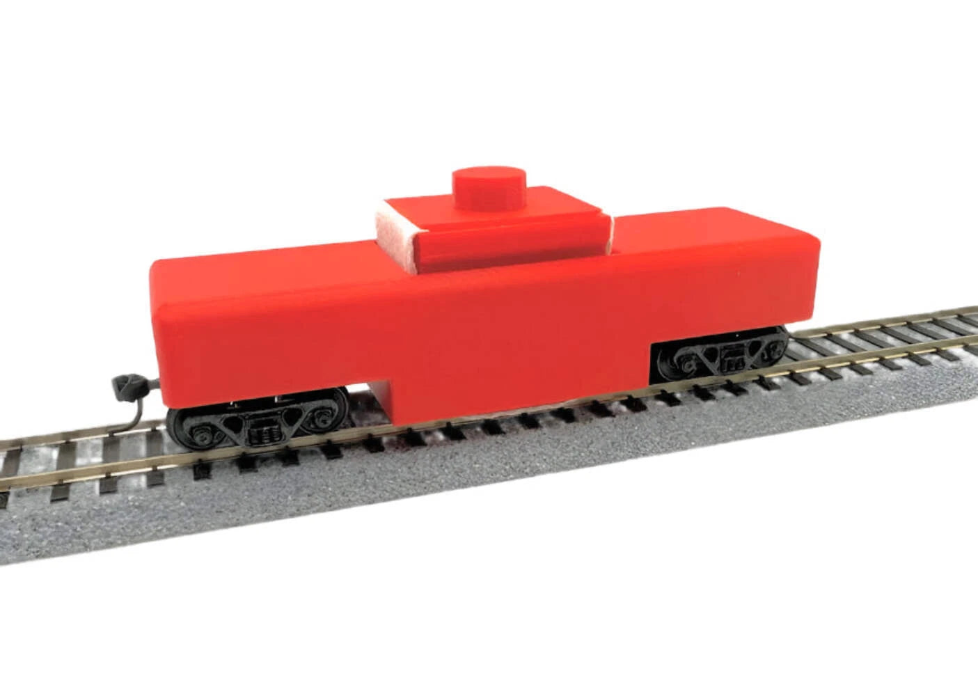 HO Scale Model Railroad Track Cleaning Car
