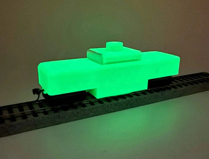 HO Scale Model Railroad Track Cleaning Car