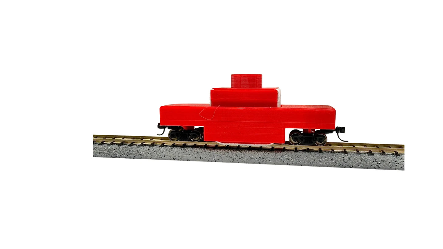 N Scale Model Railroad Track Cleaning Car