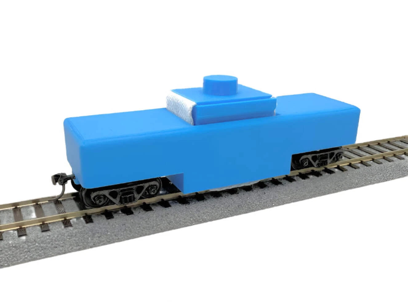 HO Scale Model Railroad Track Cleaning Car